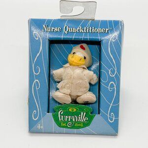 SOLD Vtg Furryville Duck Doll Nurse Quacktitioner 2005 Mattel NIB